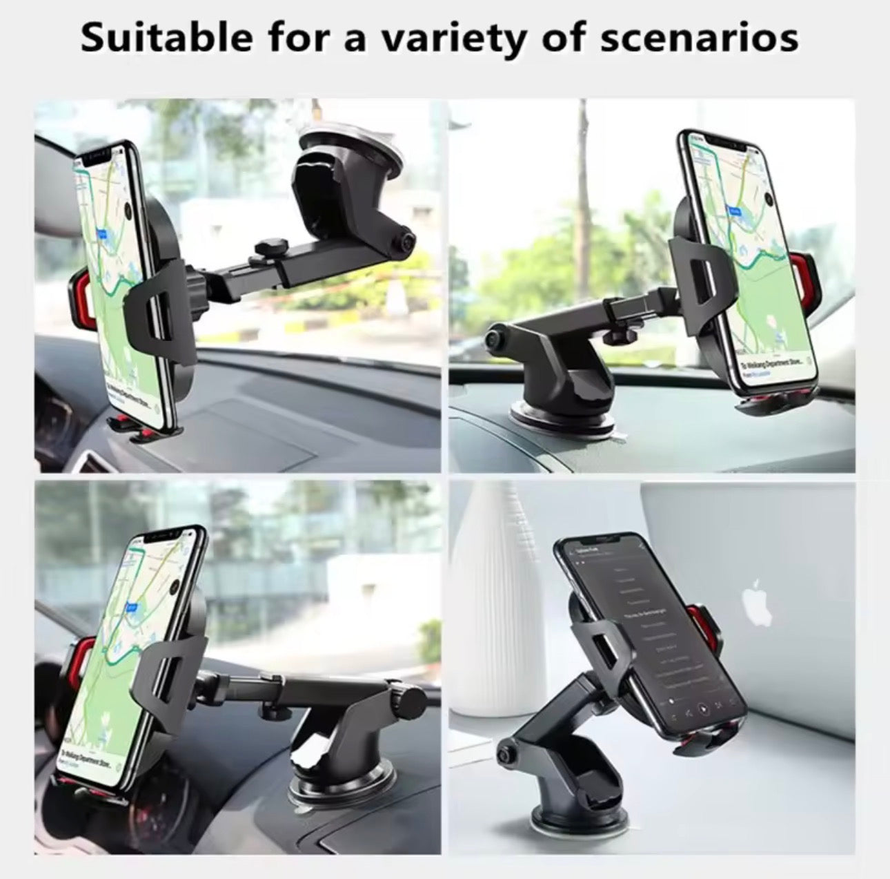 🚗 Support Téléphone Voiture – Rotation 360° Ultra Stable