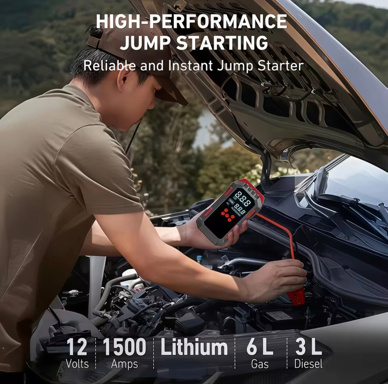 Gonfleur & Booster de Batterie 150PSI – 20 000mAh