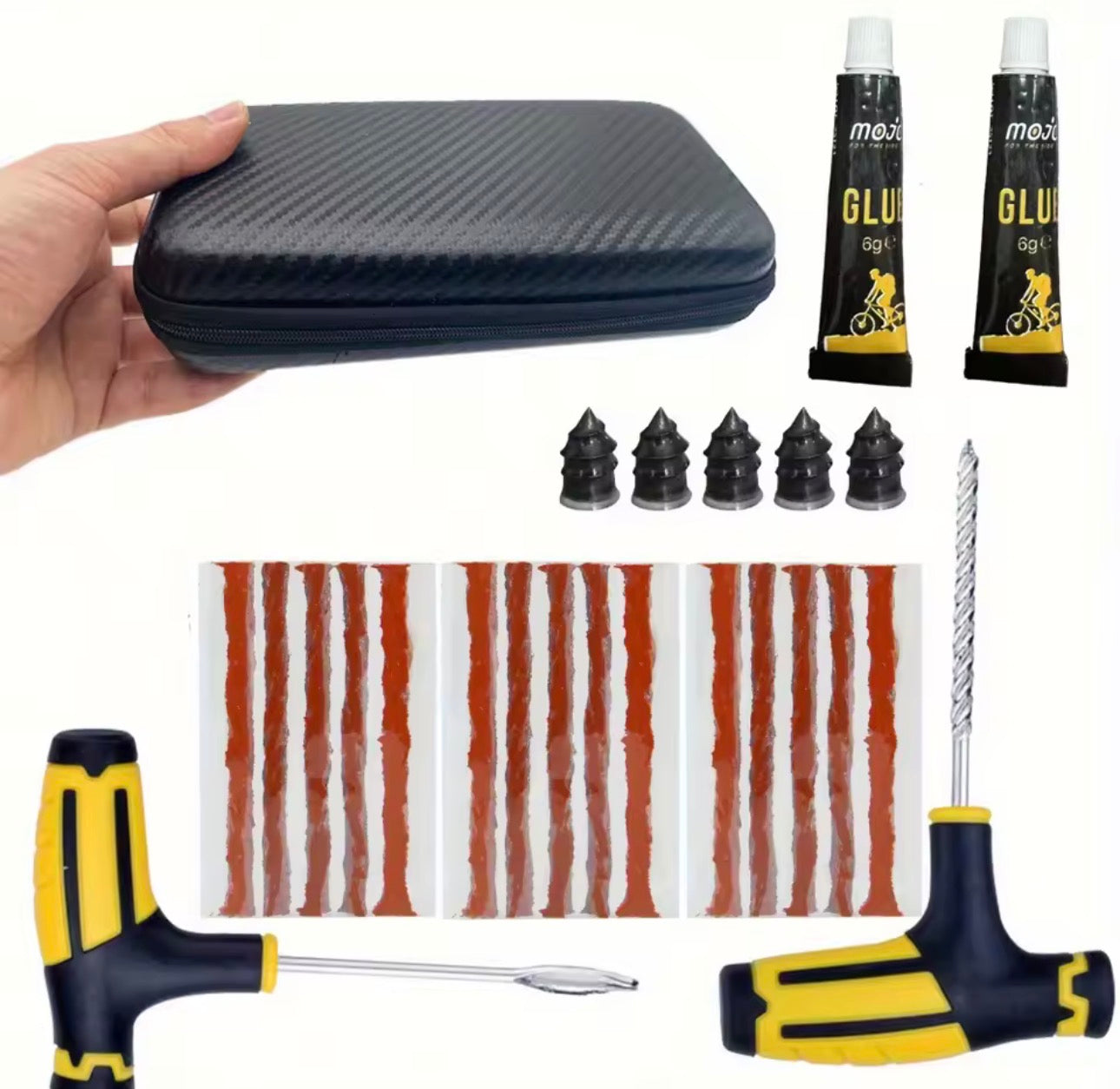 🛞 Kit Réparation Pneu Voiture Professionnel