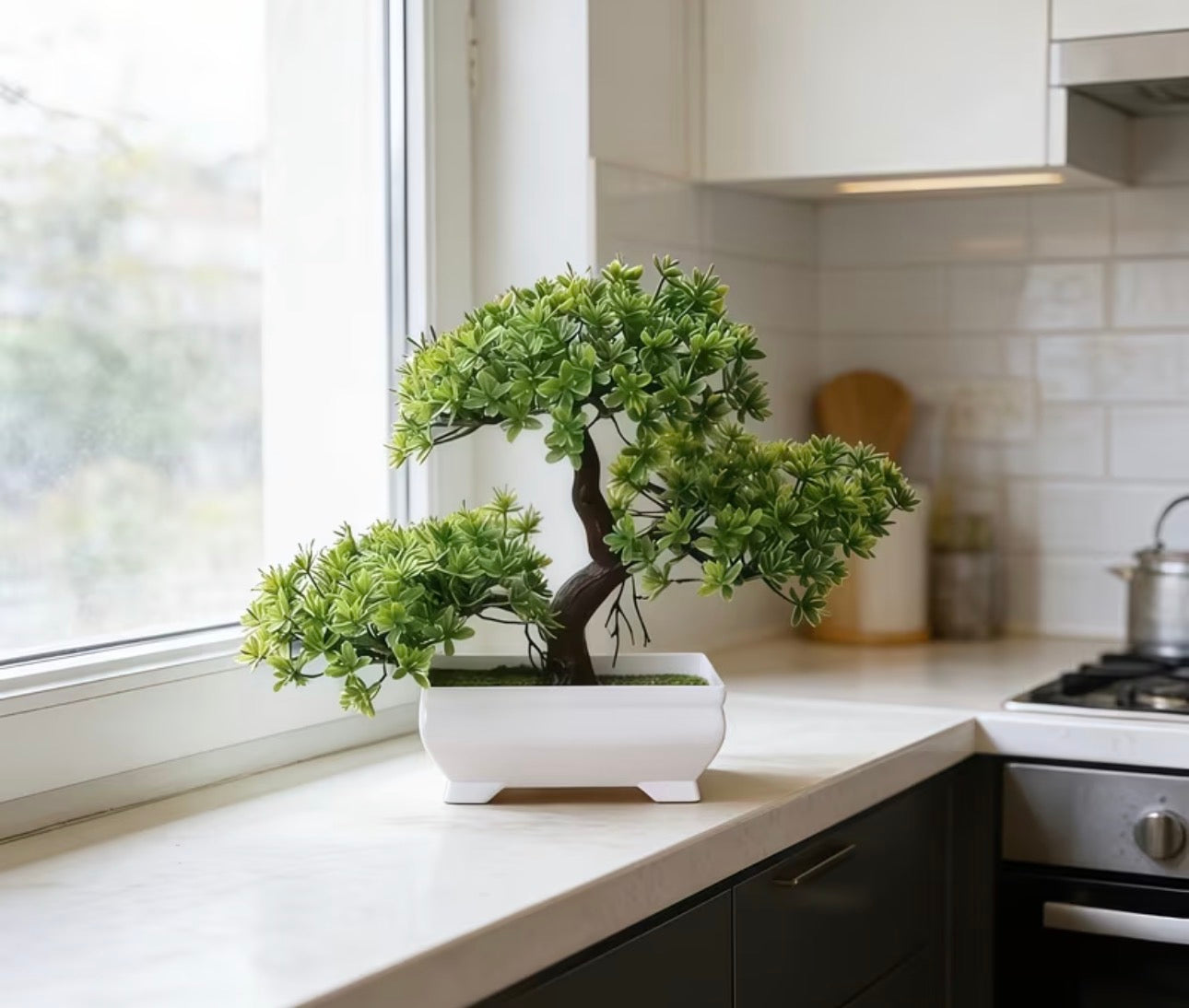 Arbre en pot artificiel réaliste