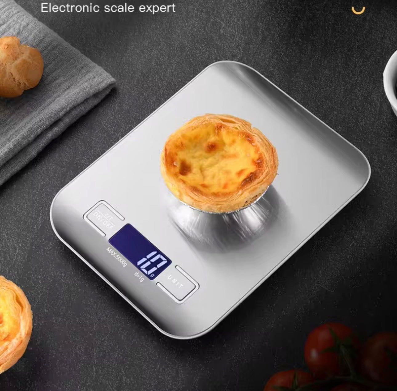 Balance alimentaire de cuisine numérique électrique multifonction 5kg/1g