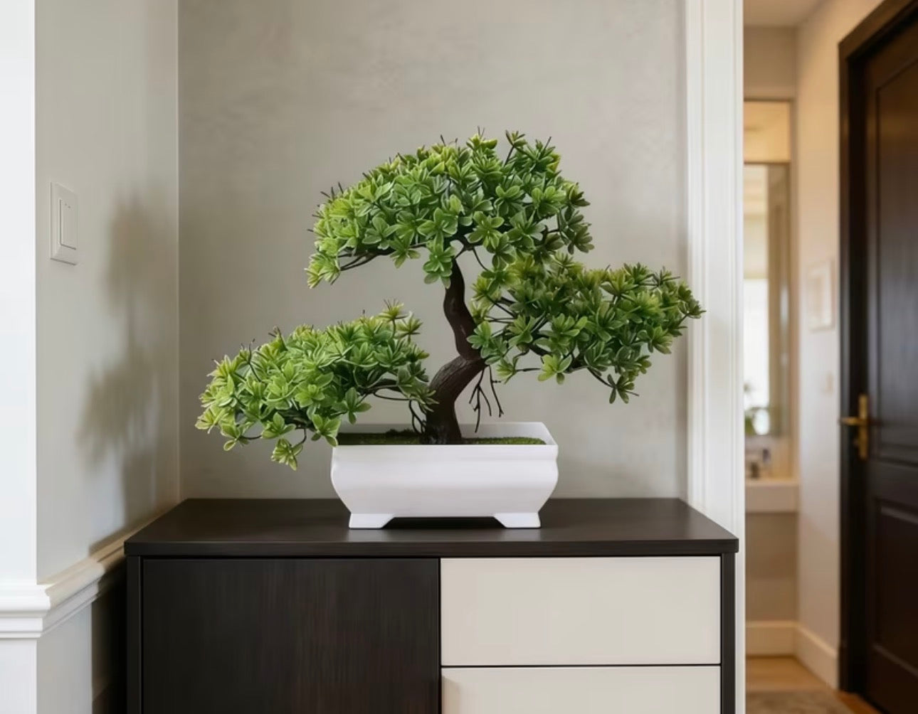 Arbre en pot artificiel réaliste