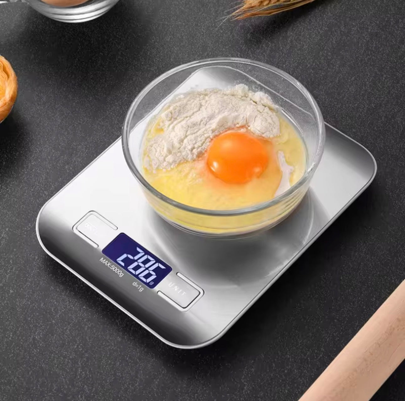Balance alimentaire de cuisine numérique électrique multifonction 5kg/1g