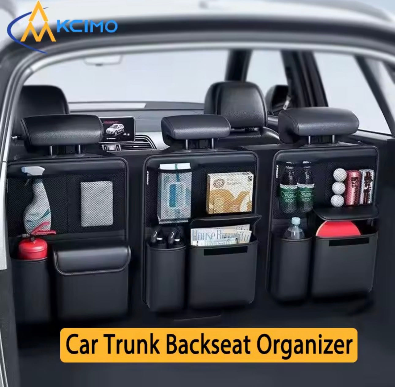 🚗 Organisateur de Coffre & Siège Arrière – Grande Capacité