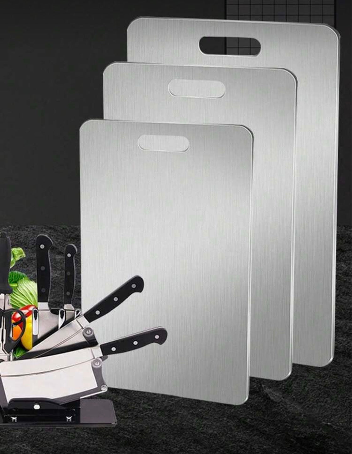 Planche à découper cuisine inox – Résistante et facile à nettoyer